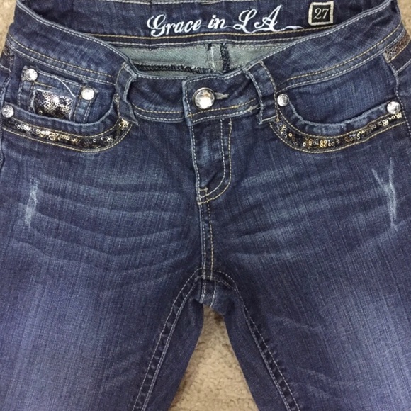 *SOLD* GRACE IN LA JEANS Boot Cut Fit - Picture 2 of 6